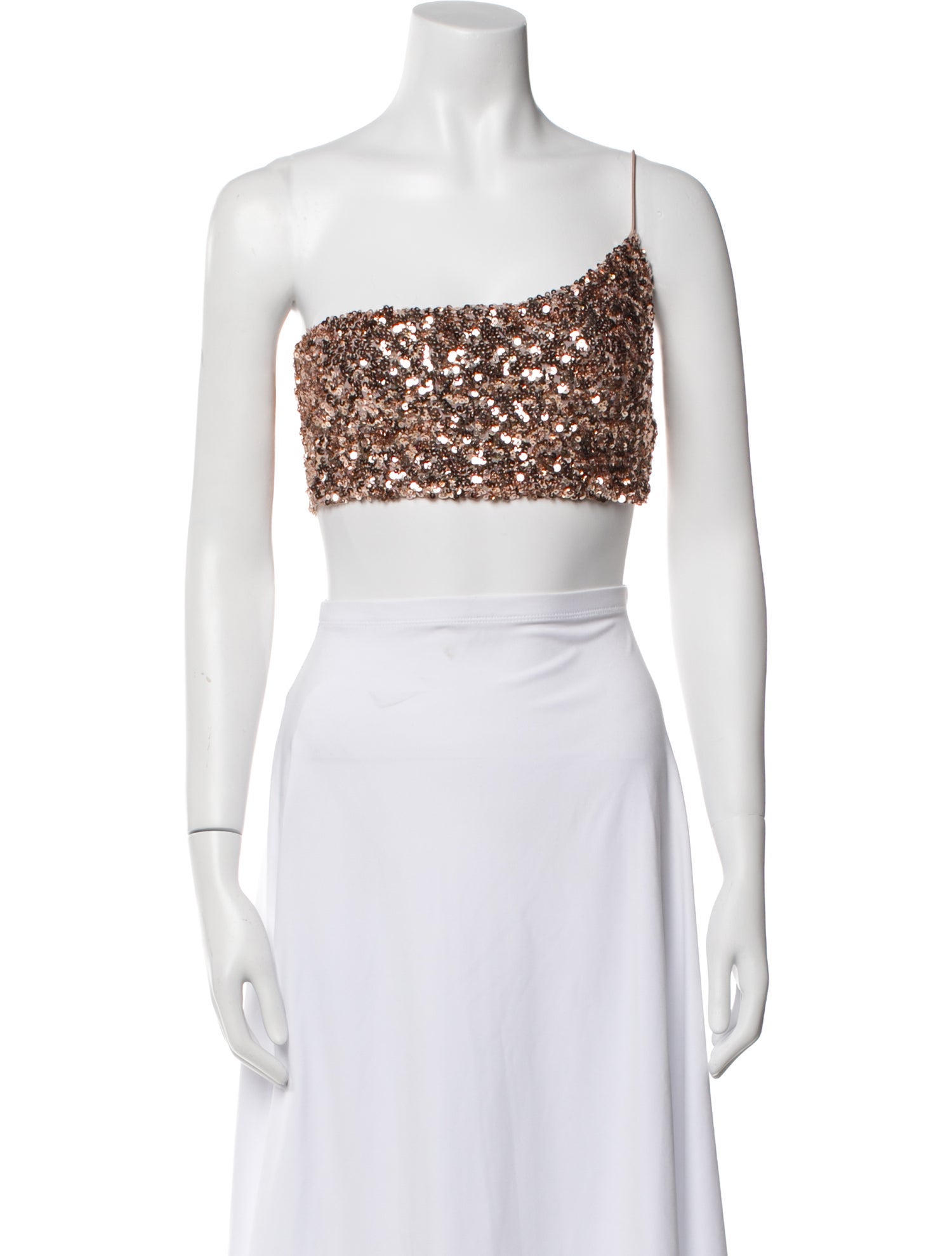 Nookie One-Shoulder Sleeveless Crop Top w/ Tags