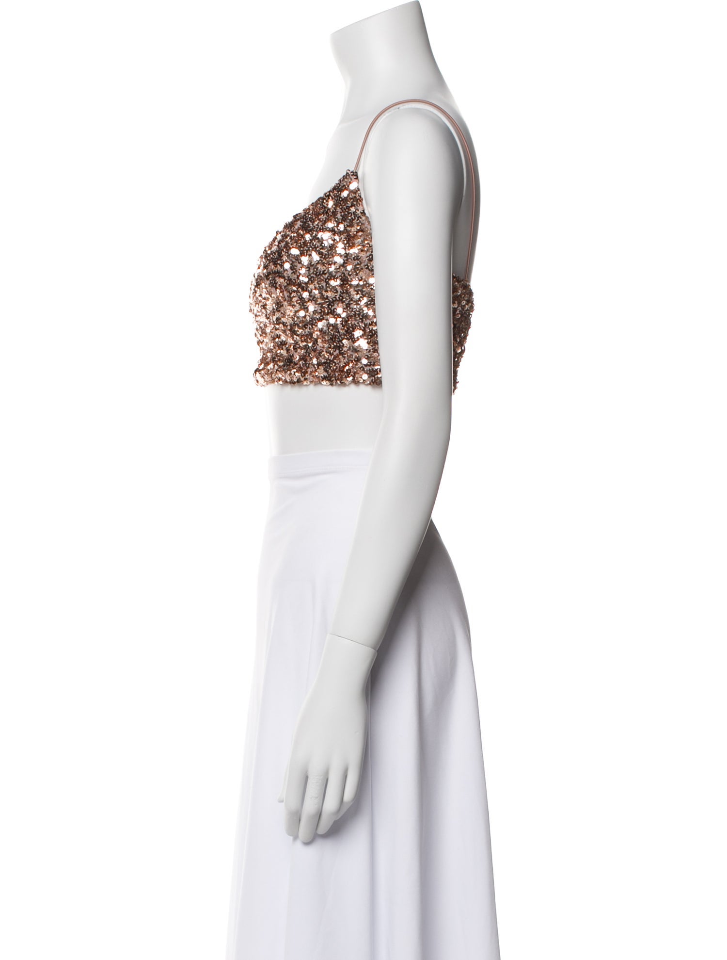 Nookie One-Shoulder Sleeveless Crop Top w/ Tags