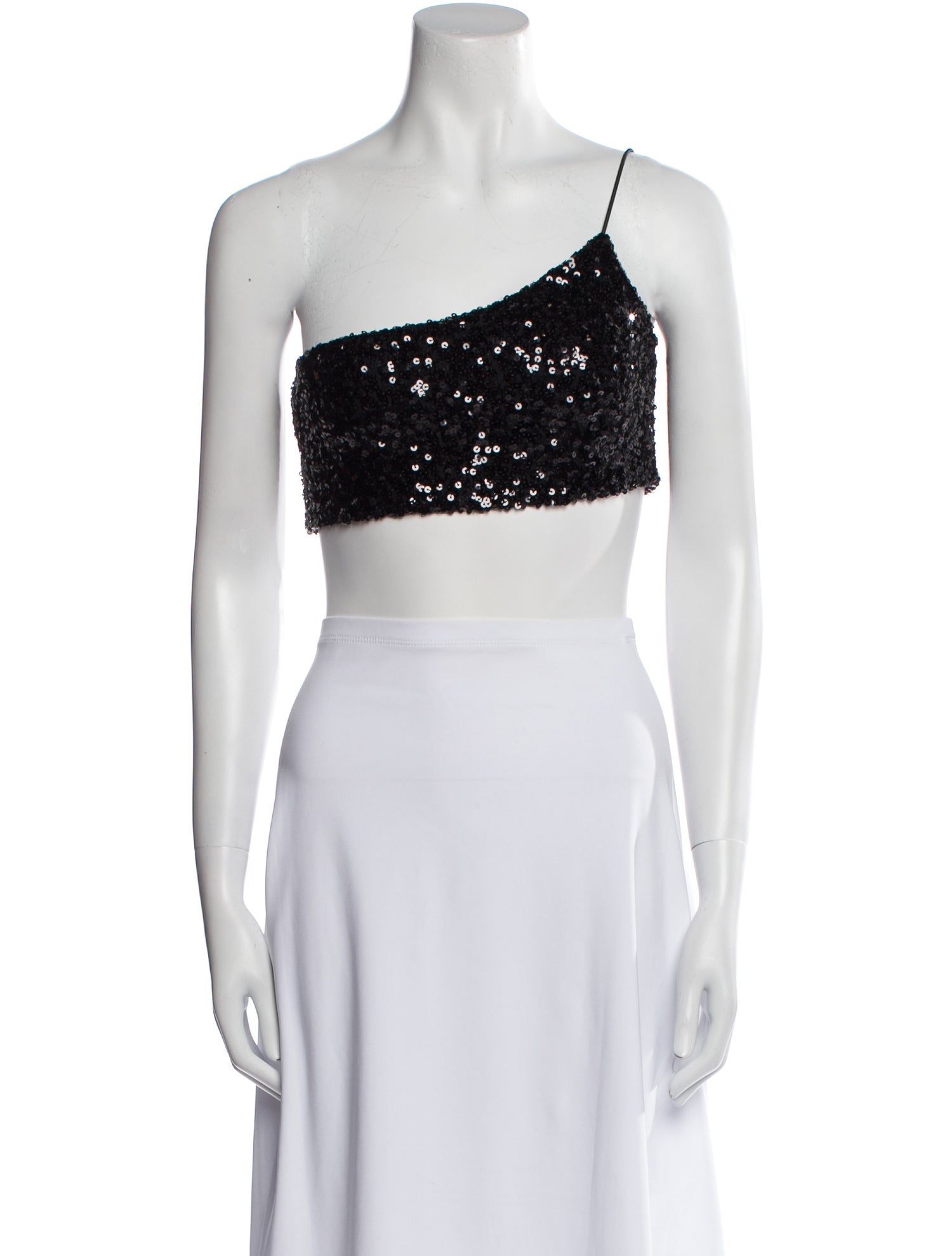 Nookie One-Shoulder Sleeveless Crop Top w/ Tags