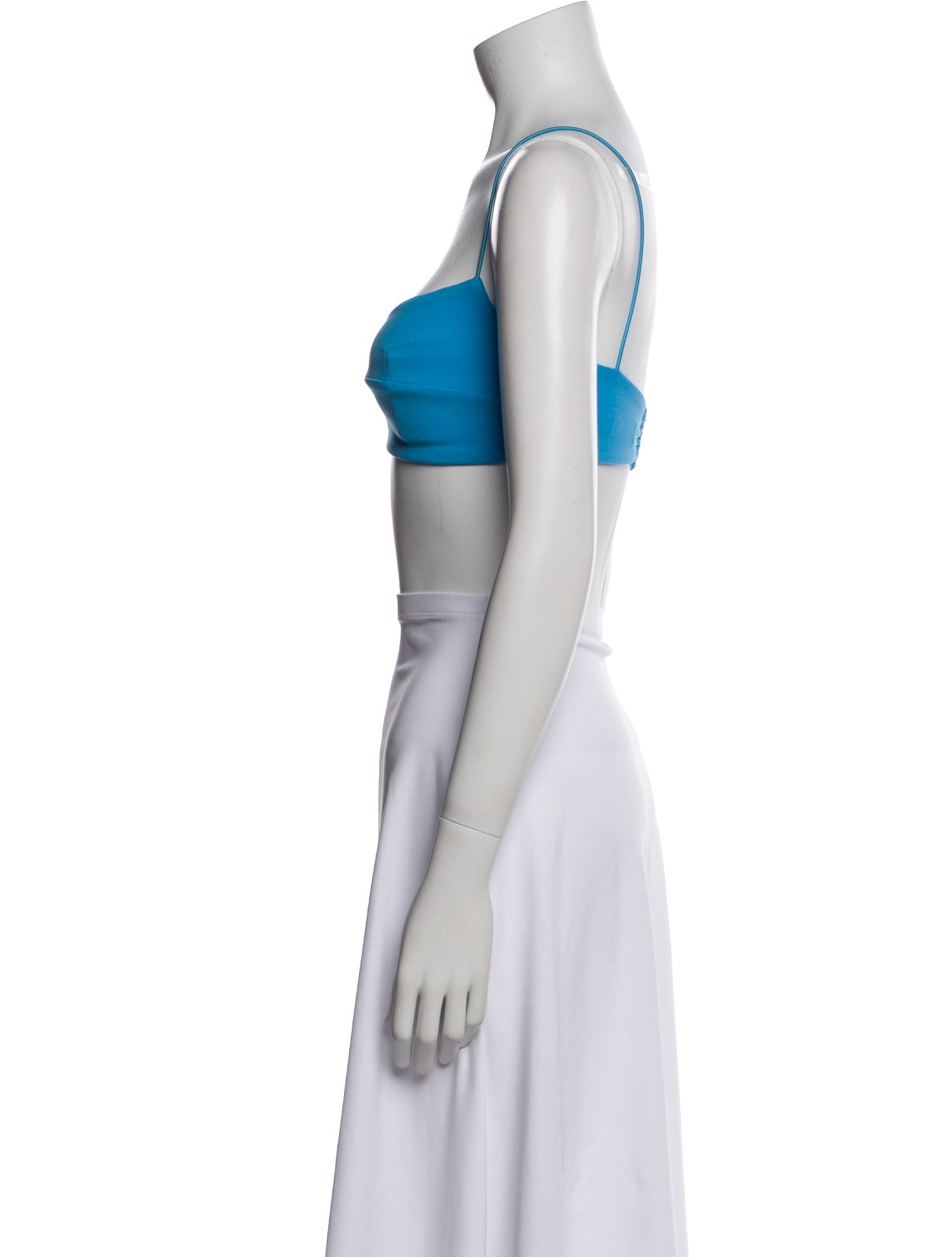 Nookie Square Neckline Sleeveless Crop Top