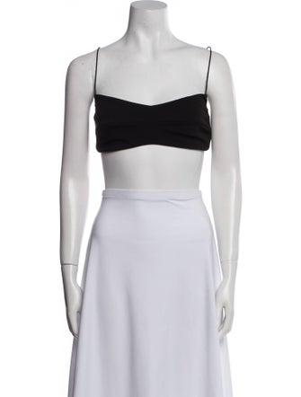 Nookie Square Neckline Sleeveless Crop Top