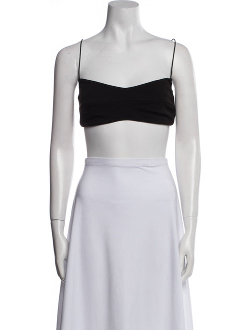 Nookie Square Neckline Sleeveless Crop Top