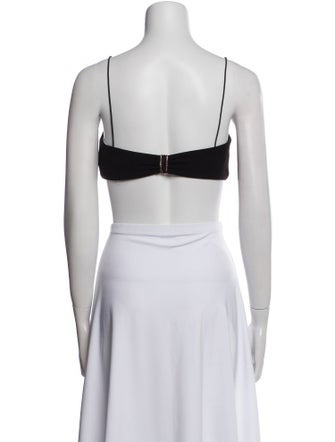 Nookie Square Neckline Sleeveless Crop Top