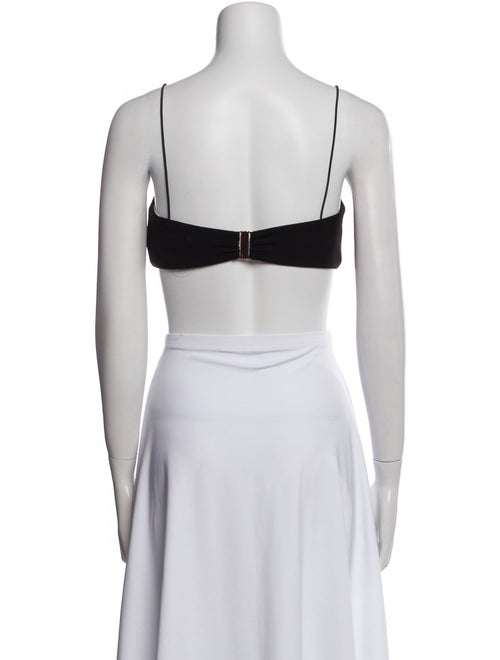 Nookie Square Neckline Sleeveless Crop Top