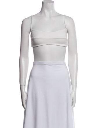 Nookie Square Neckline Sleeveless Crop Top