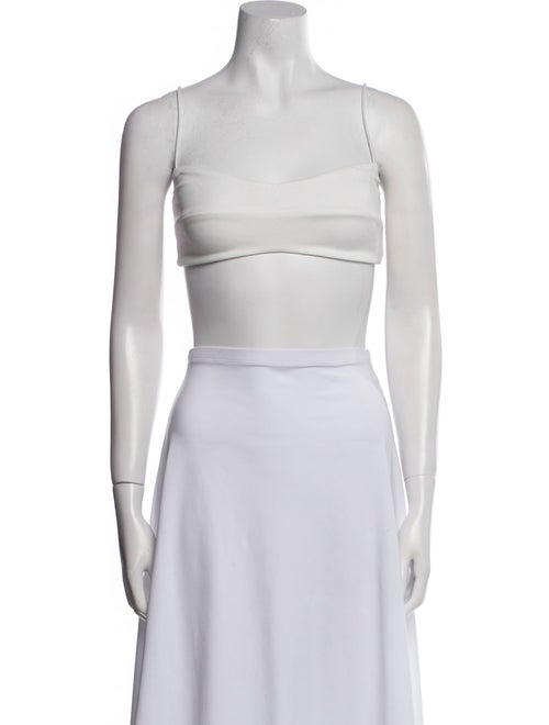 Nookie Square Neckline Sleeveless Crop Top