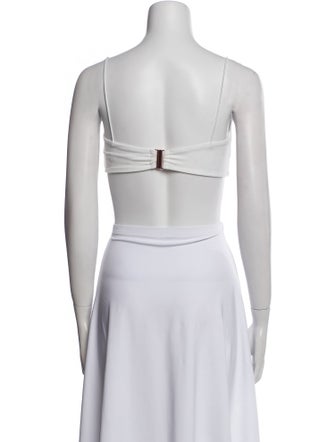 Nookie Square Neckline Sleeveless Crop Top