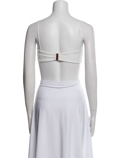 Nookie Square Neckline Sleeveless Crop Top