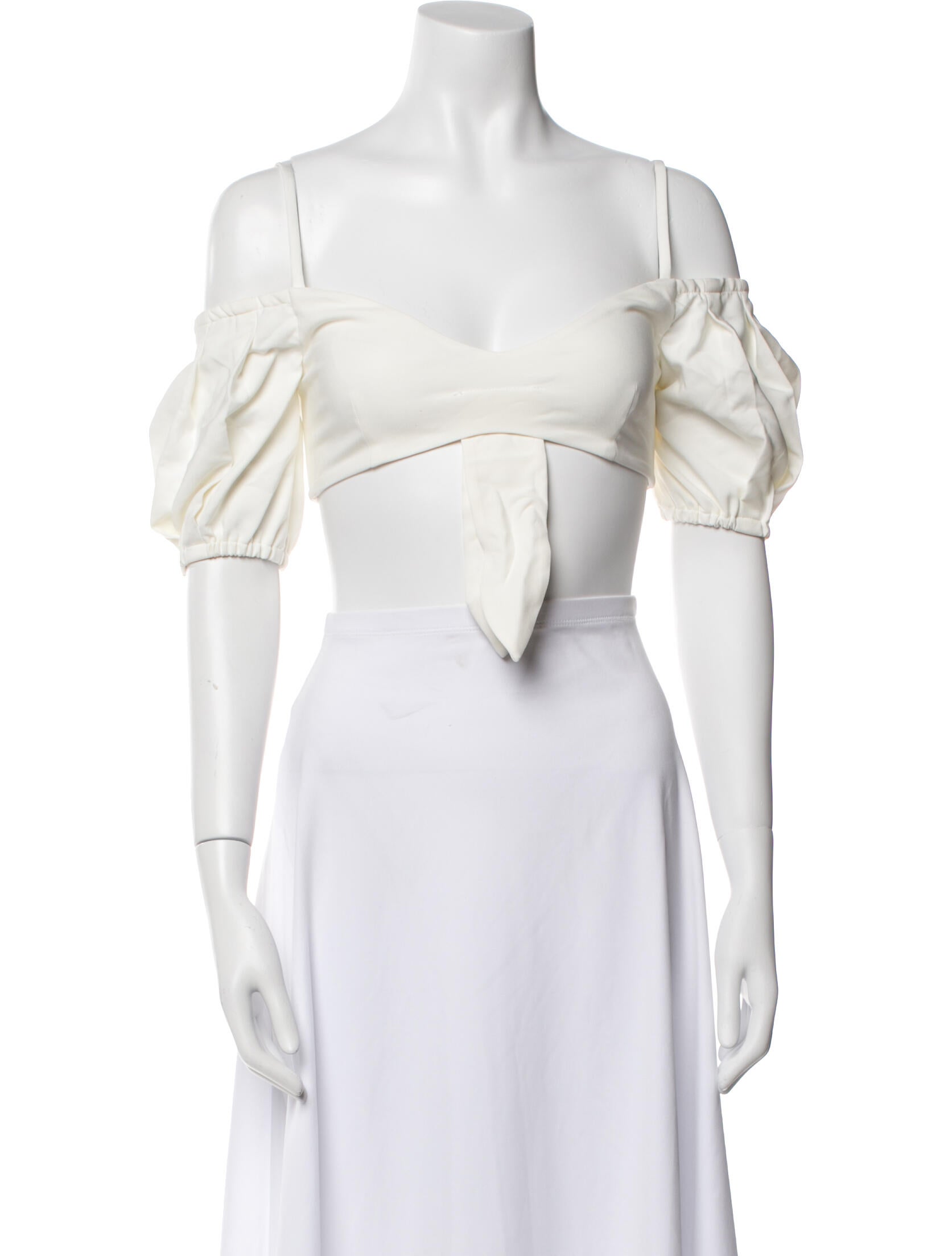 Nookie Off-The-Shoulder Short Sleeve Crop Top