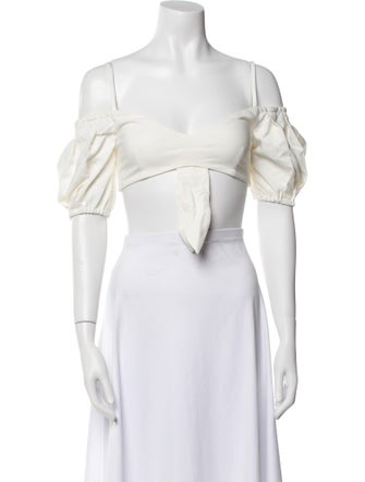 Nookie Off-The-Shoulder Short Sleeve Crop Top