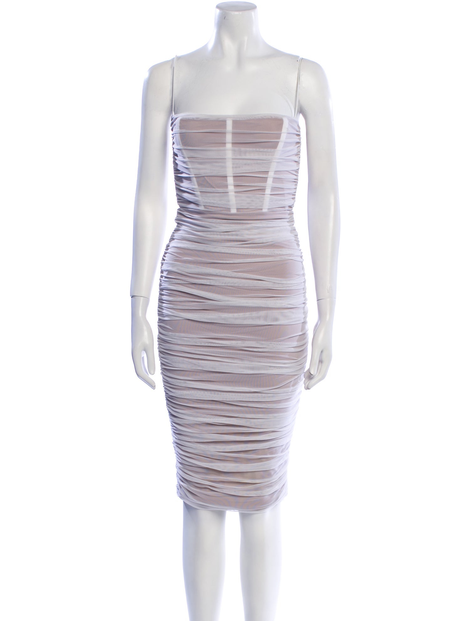 Nookie Square Neckline Midi Length Dress