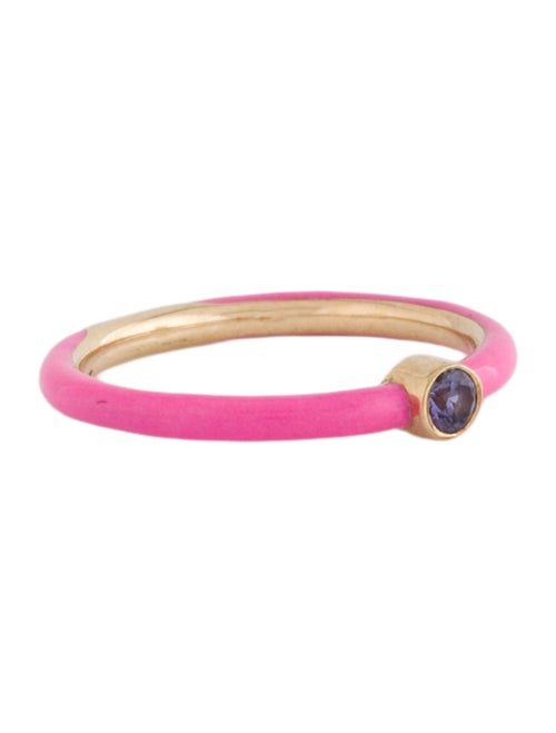 Nora Kogan 10K Sapphire & Enamel Birthstone Shusi Band