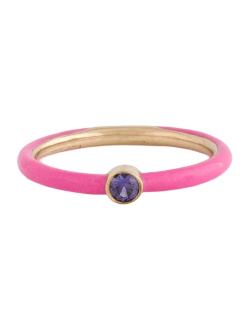 Nora Kogan 10K Sapphire & Enamel Birthstone Shusi Band