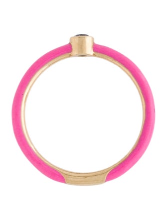 Nora Kogan 10K Sapphire & Enamel Birthstone Shusi Band