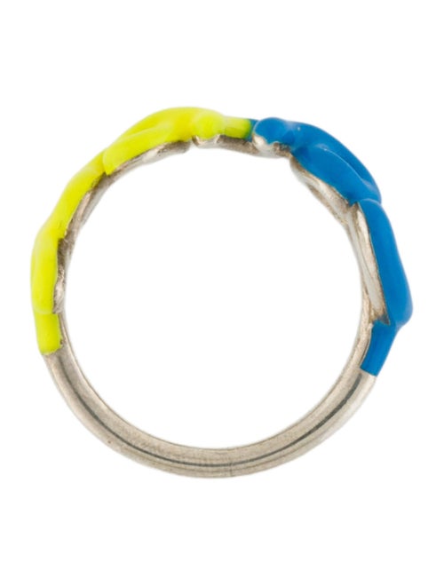 Nora Kogan Enamel 'Loved' Script Band