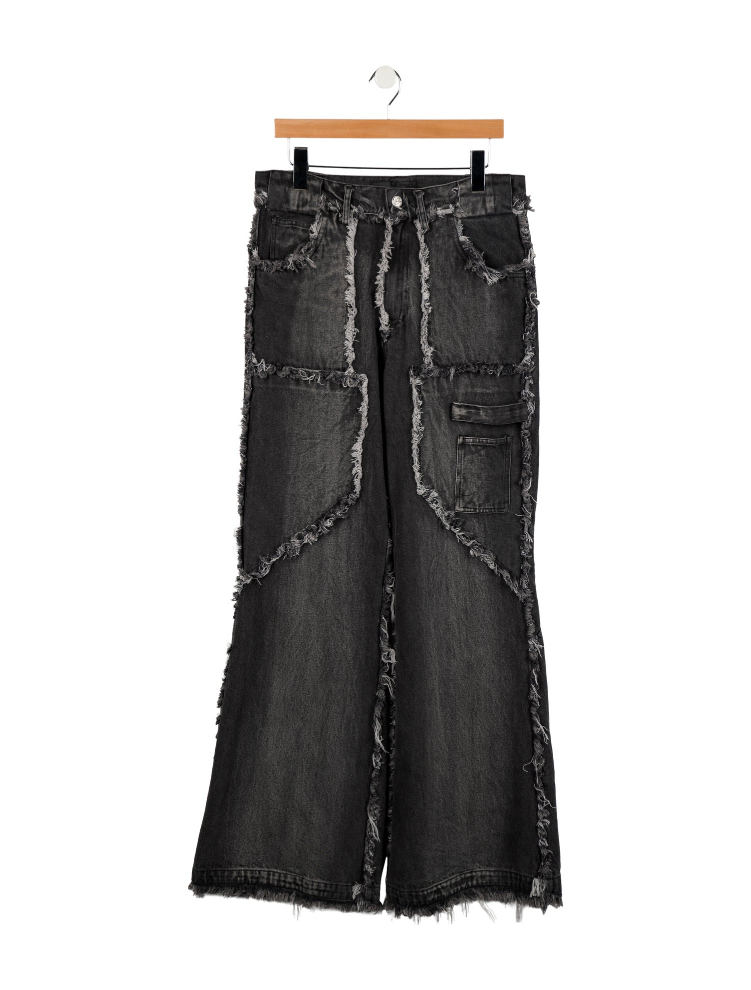 No Faith Studios High-Rise Wide Leg Jeans