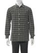 Nom de Guerre Plaid Print Long Sleeve Shirt
