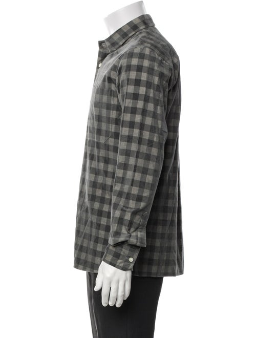 Nom de Guerre Plaid Print Long Sleeve Shirt