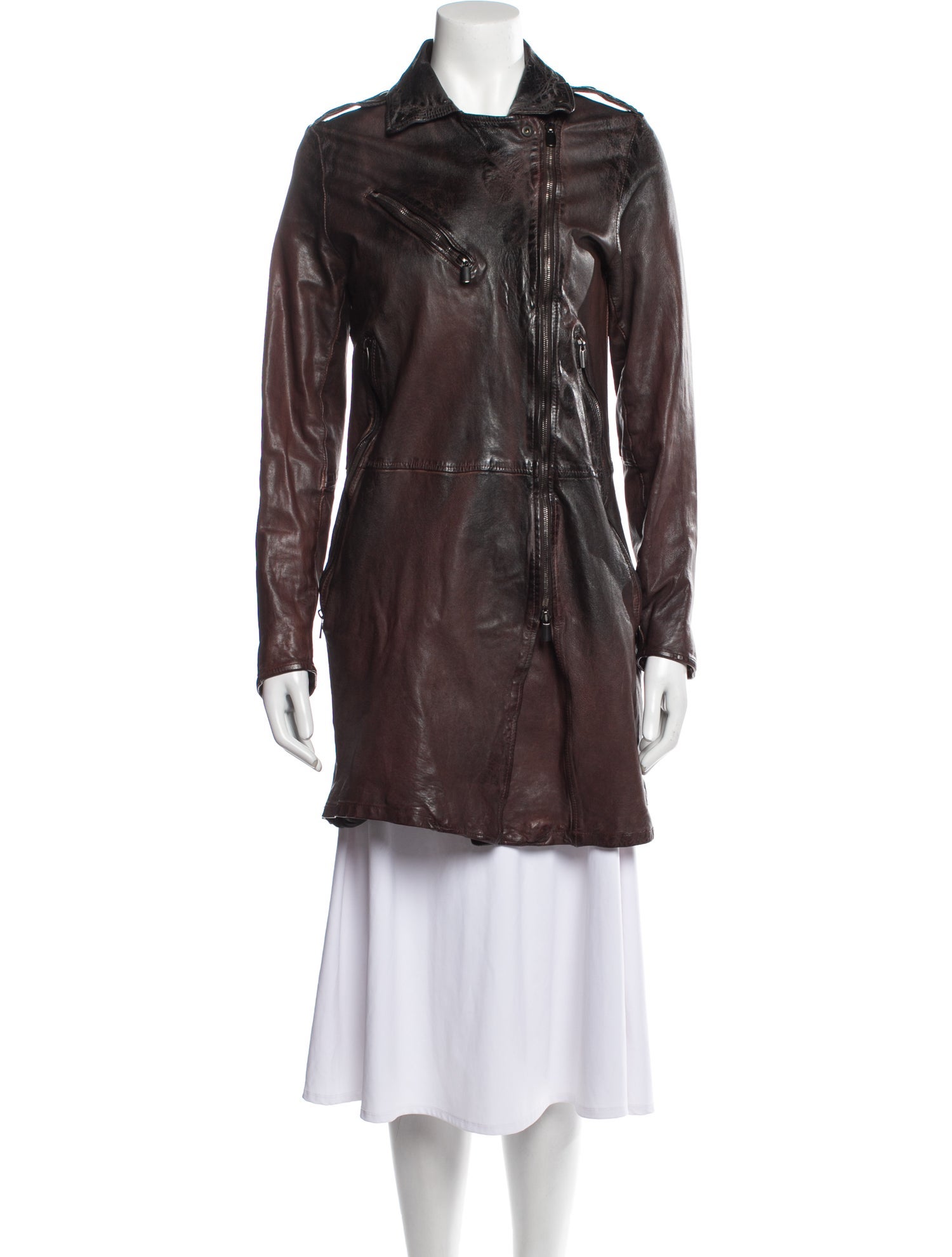 Numero 10 Leather Coat