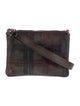 Numero 10 Embossed Leather Shoulder Bag