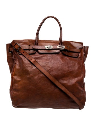 Numero 10 Leather Messenger Bag