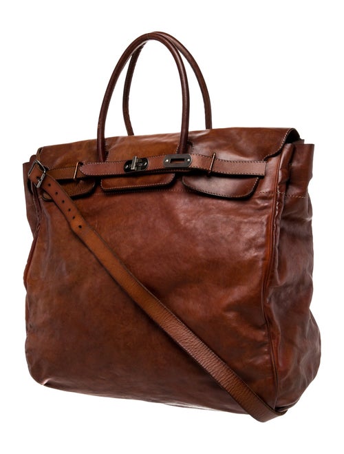 Numero 10 Leather Messenger Bag