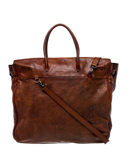 Numero 10 Leather Messenger Bag