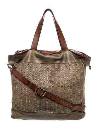 Numero 10 Leather Messenger Bag