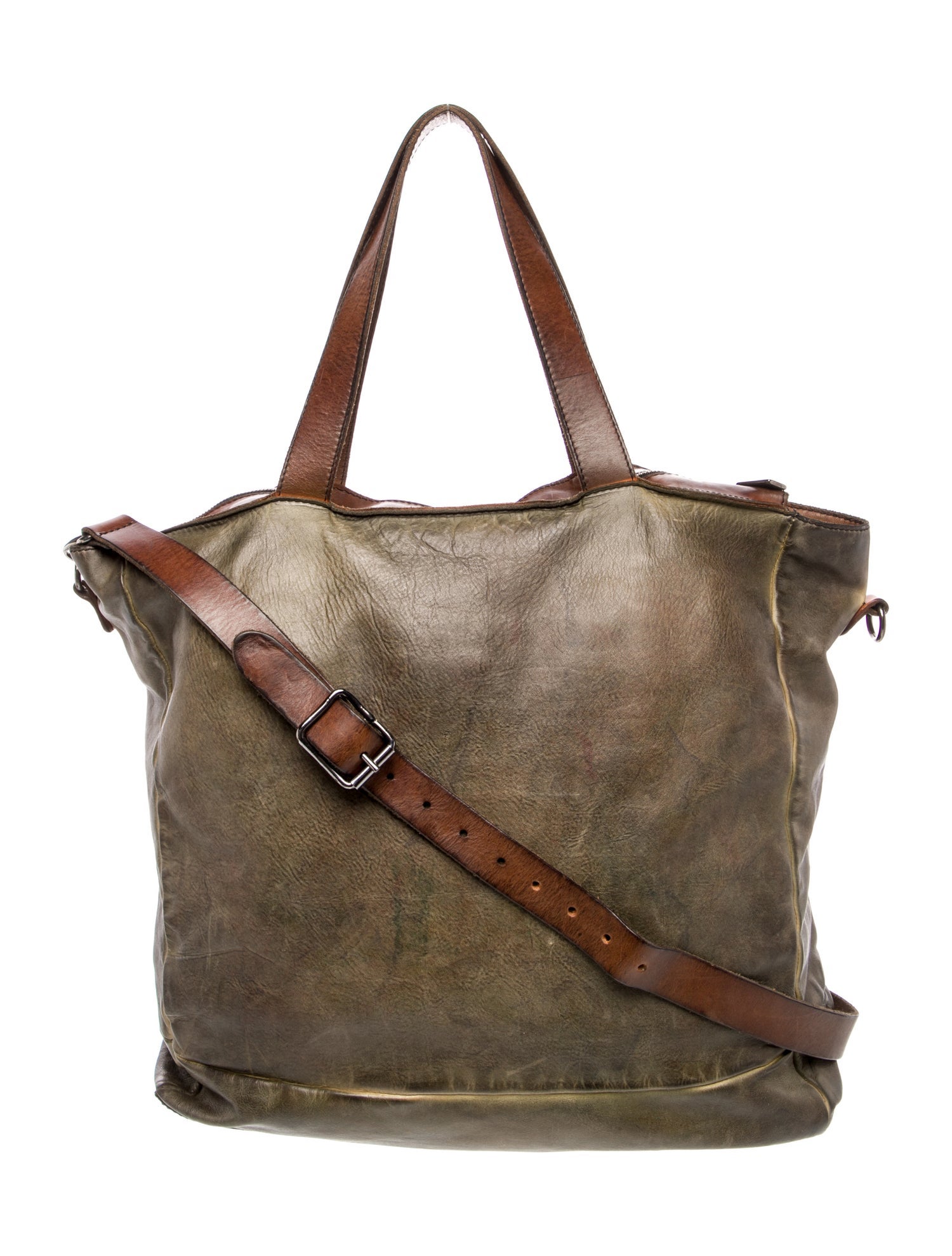 Numero 10 Leather Messenger Bag
