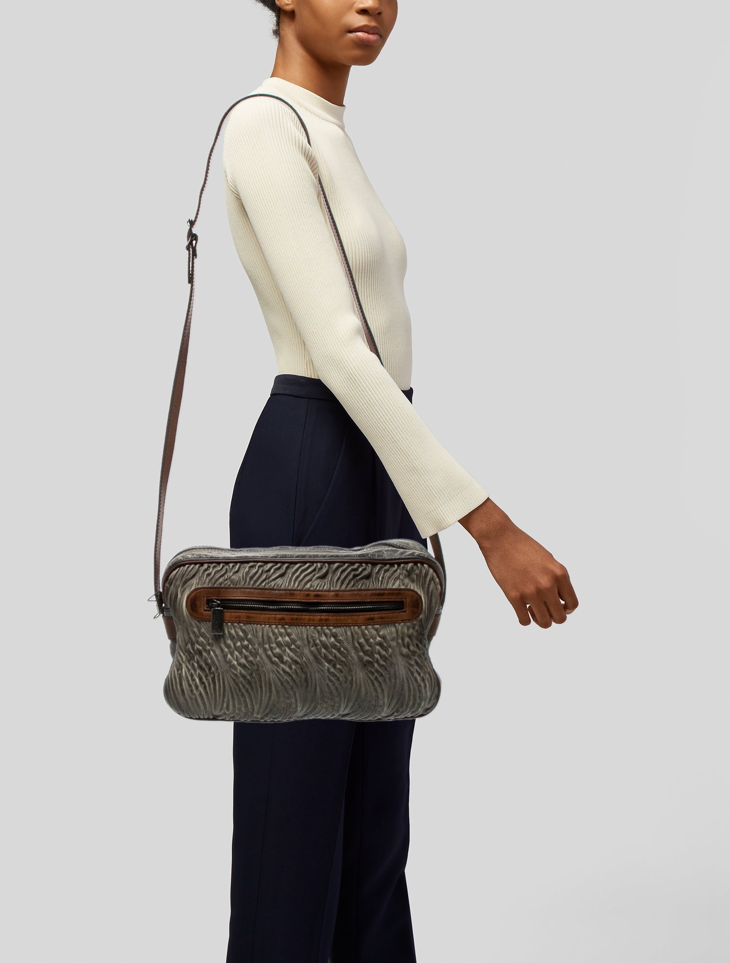 Numero 10 Leather Crossbody Bag