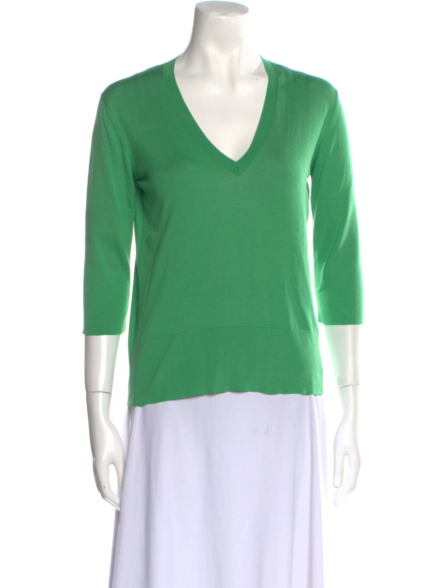 Nobili V-Neck Three-Quarter Sleeve Top