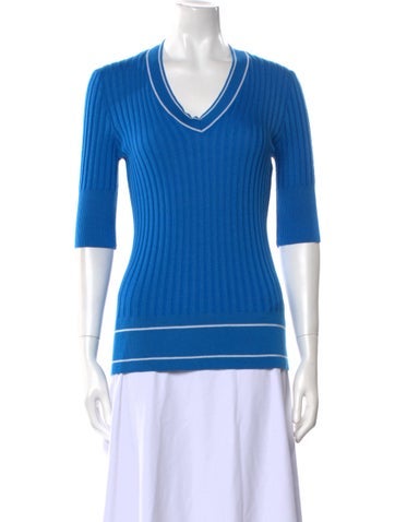 Nobili Tops Cashmere V-Neck Top L