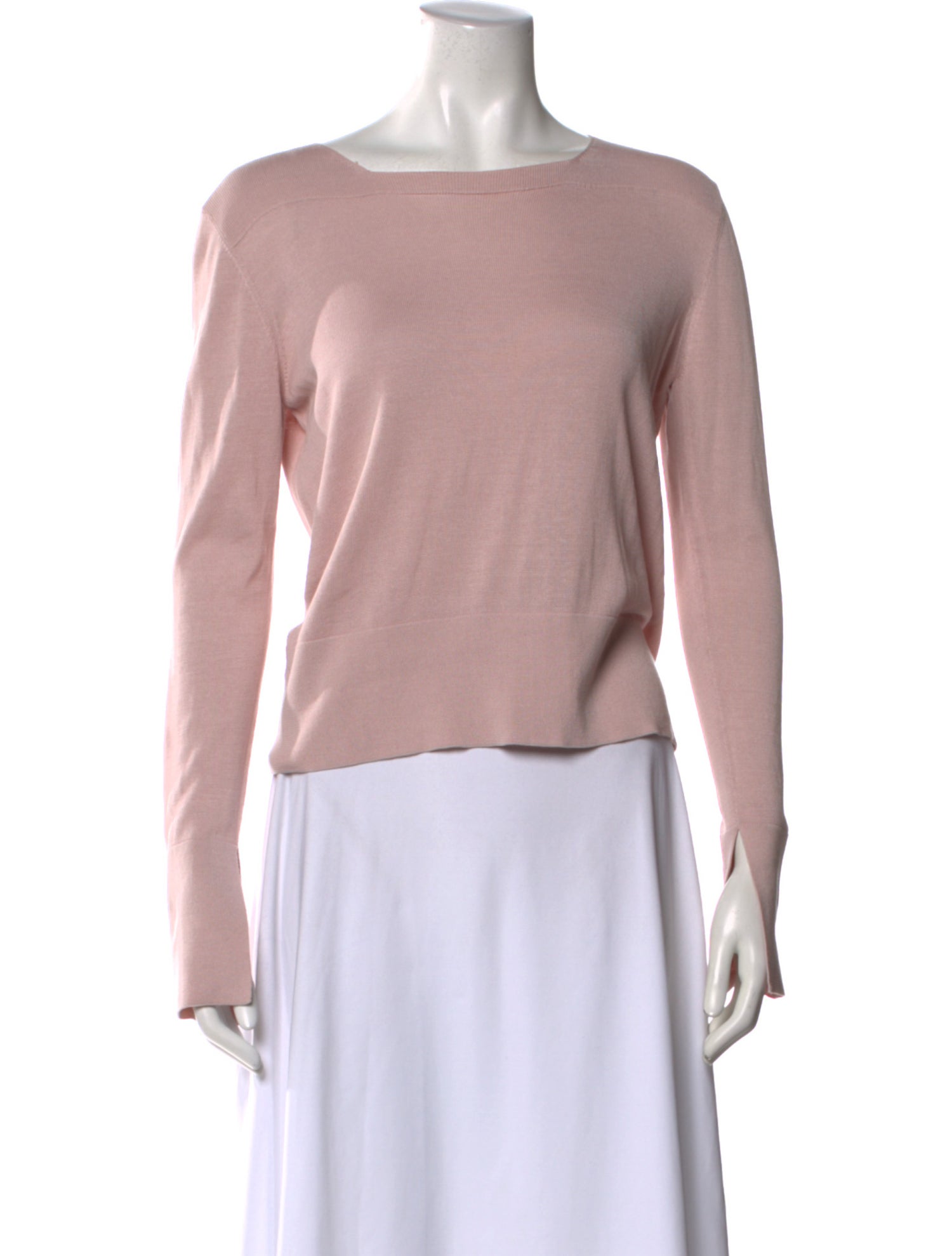 Nobili Bateau Neckline Long Sleeve Top