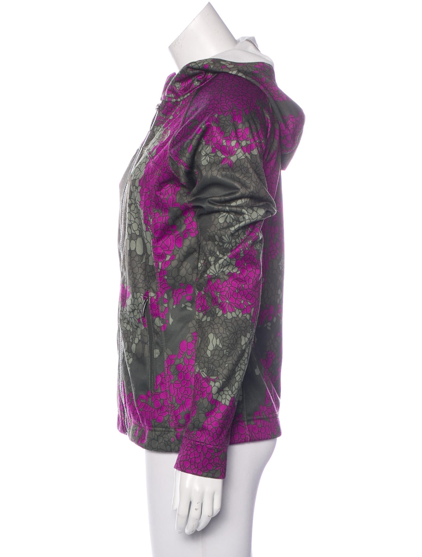 the hooded floral print jacket clothing the hooded floral print jacket clothing