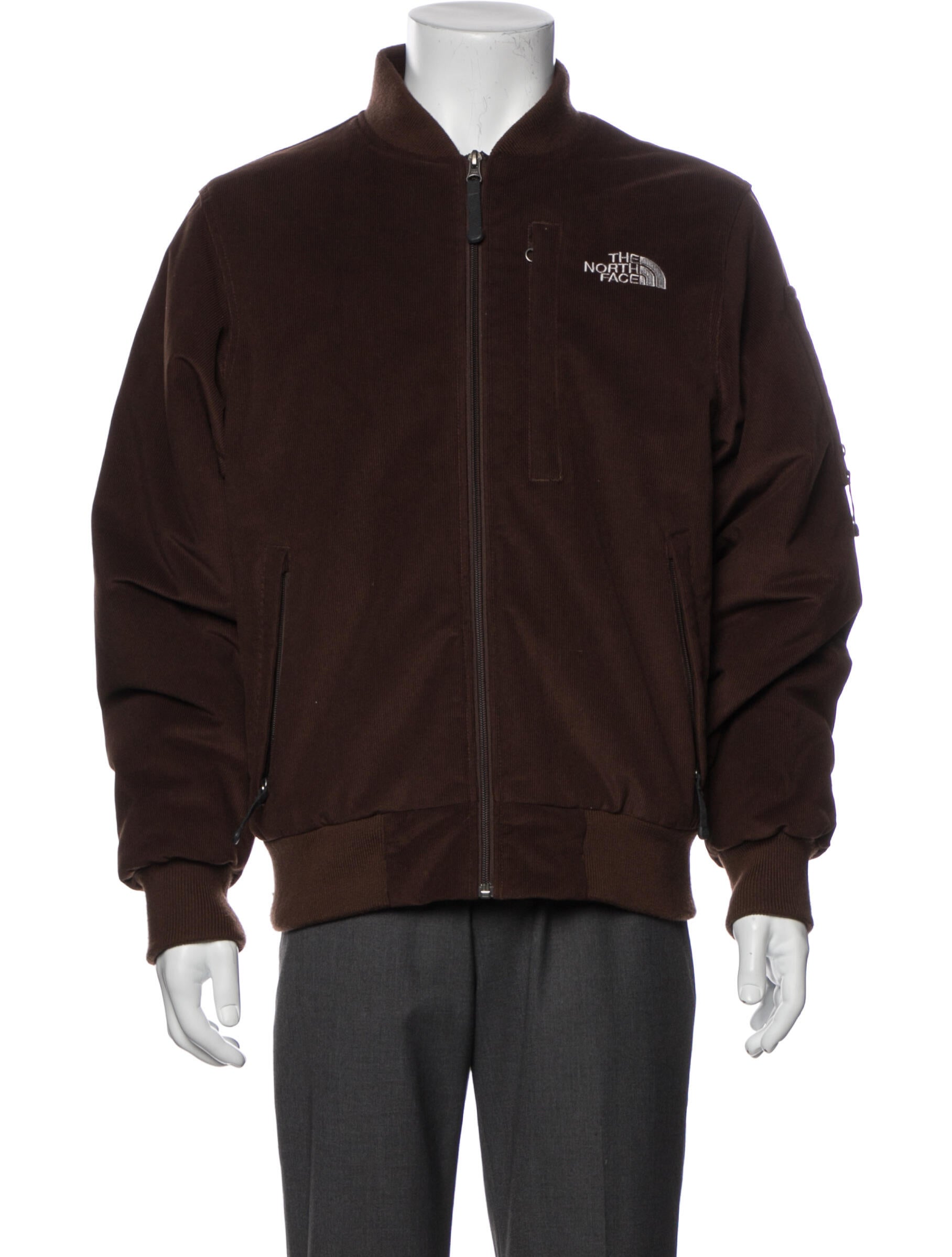 North Face Graphic Print Bomber Jacket 