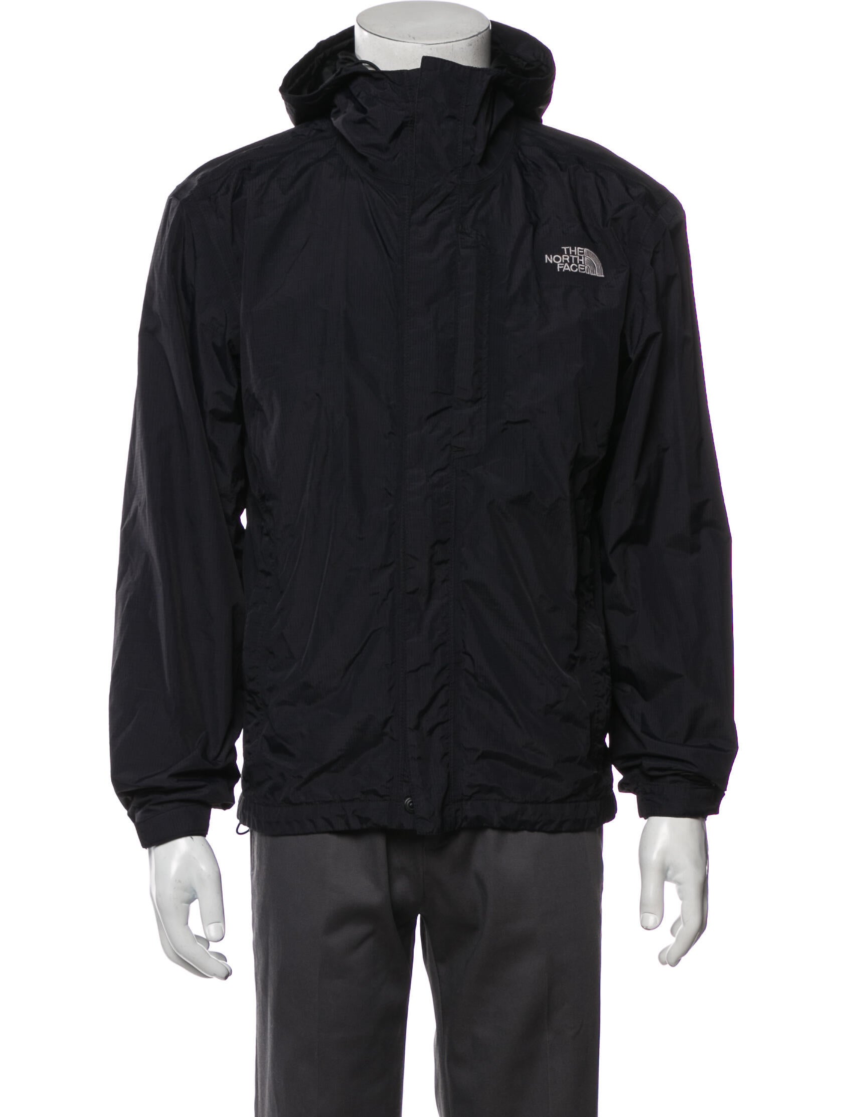 The North Face Embroidered Logo Jacket Black Outerwear, Clothing
