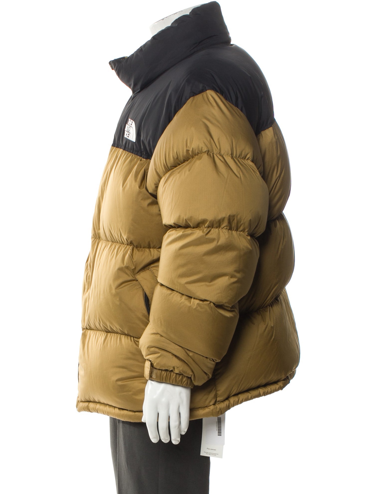 The North Face Colorblock Pattern Puffer Coat