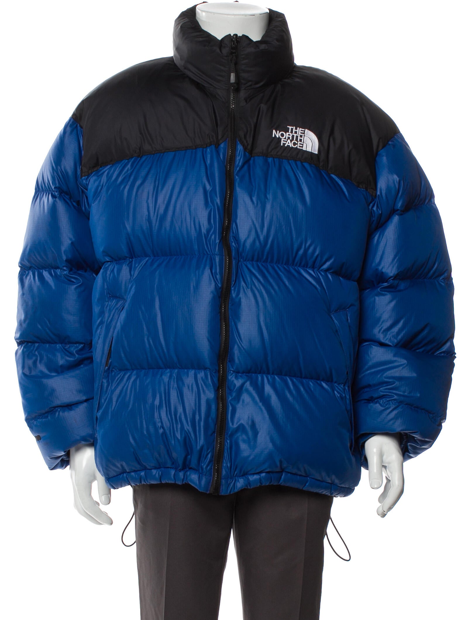 The North Face Colorblock Pattern Puffer Coat