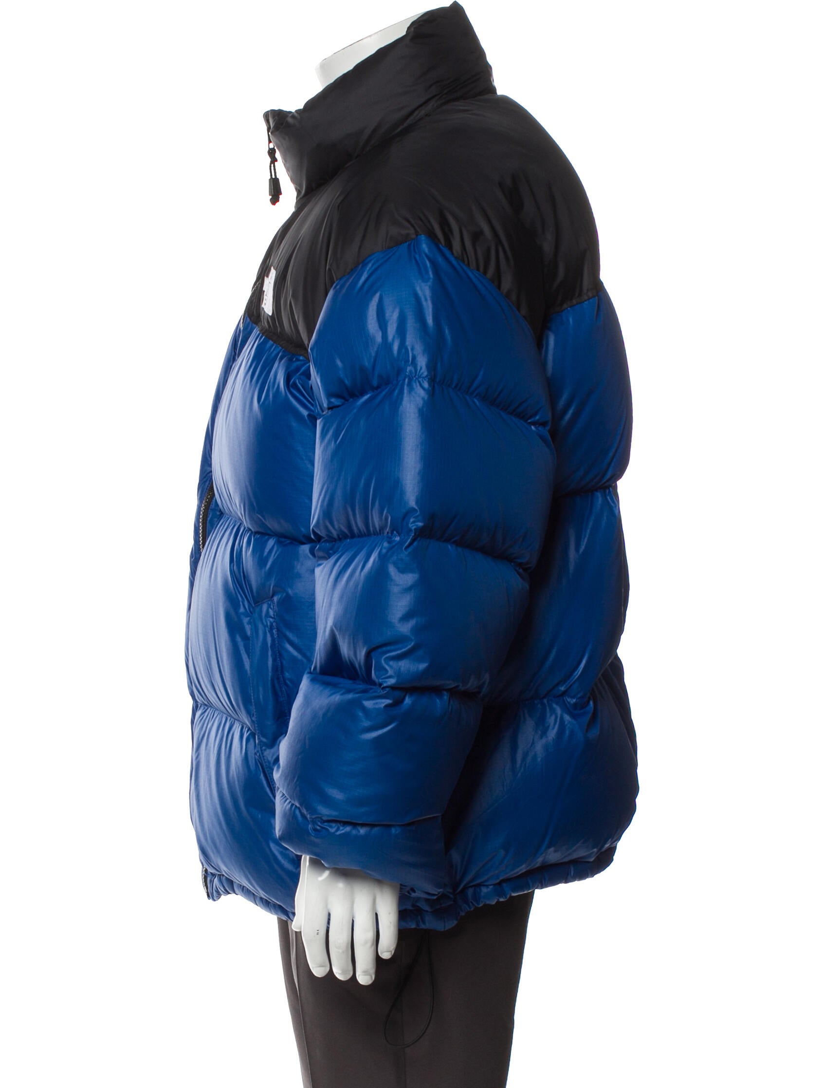 The North Face Colorblock Pattern Puffer Coat