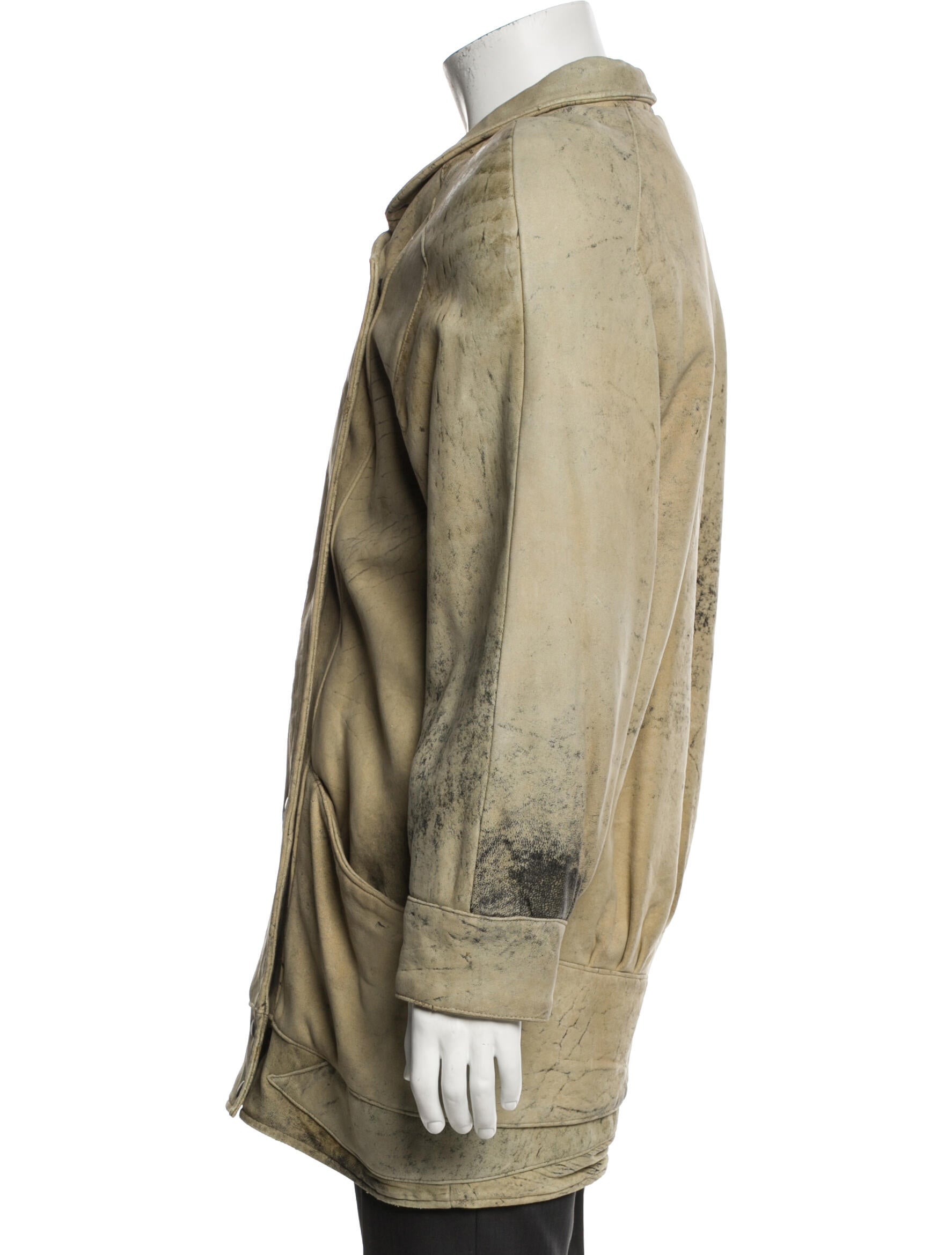 North Beach Leather 1980's Overcoat