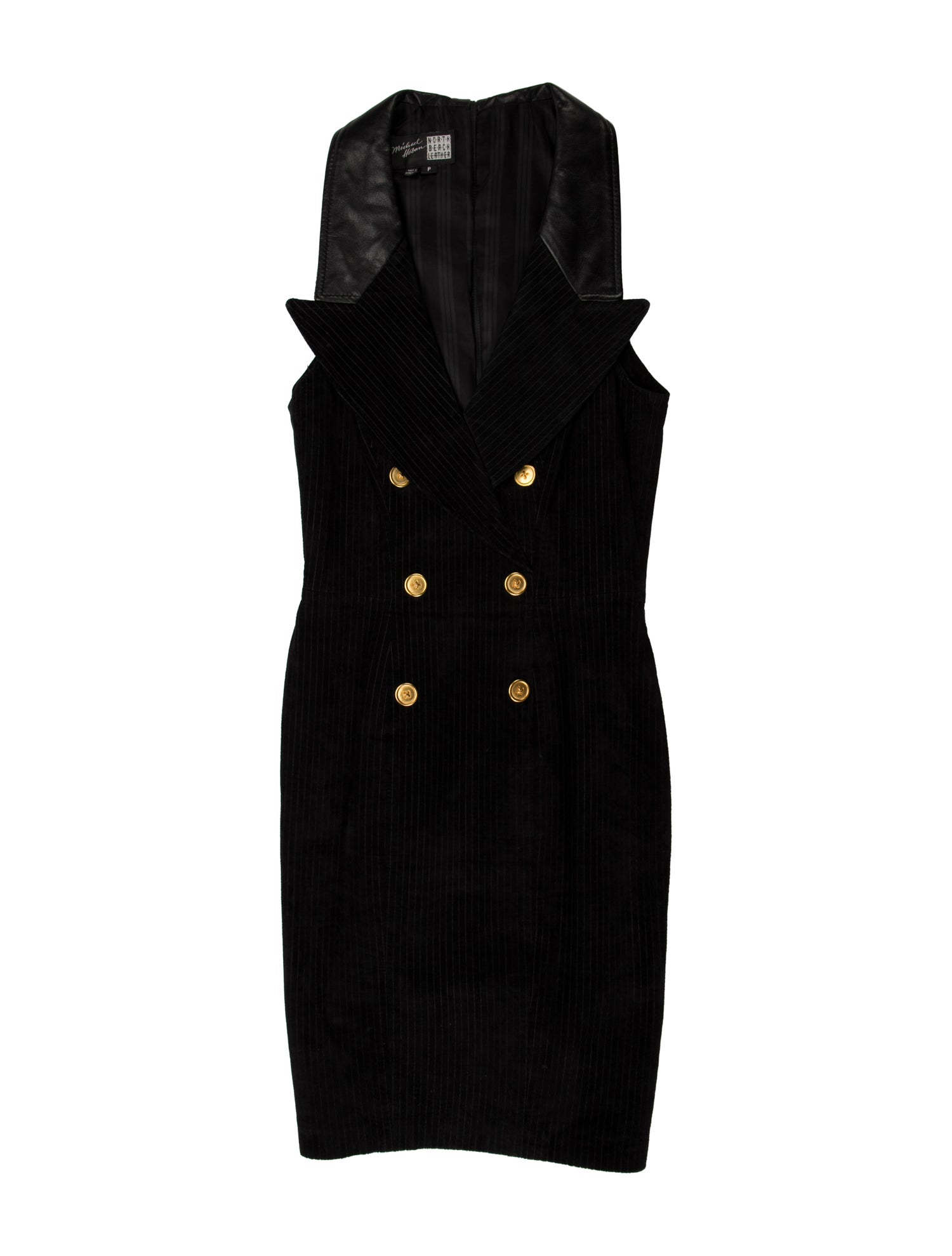 North Beach Leather Leather Mini Dress