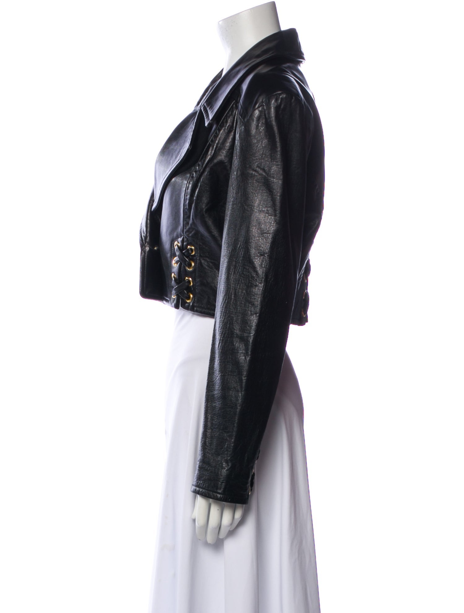 North Beach Leather Vintage 1990's Biker Jacket