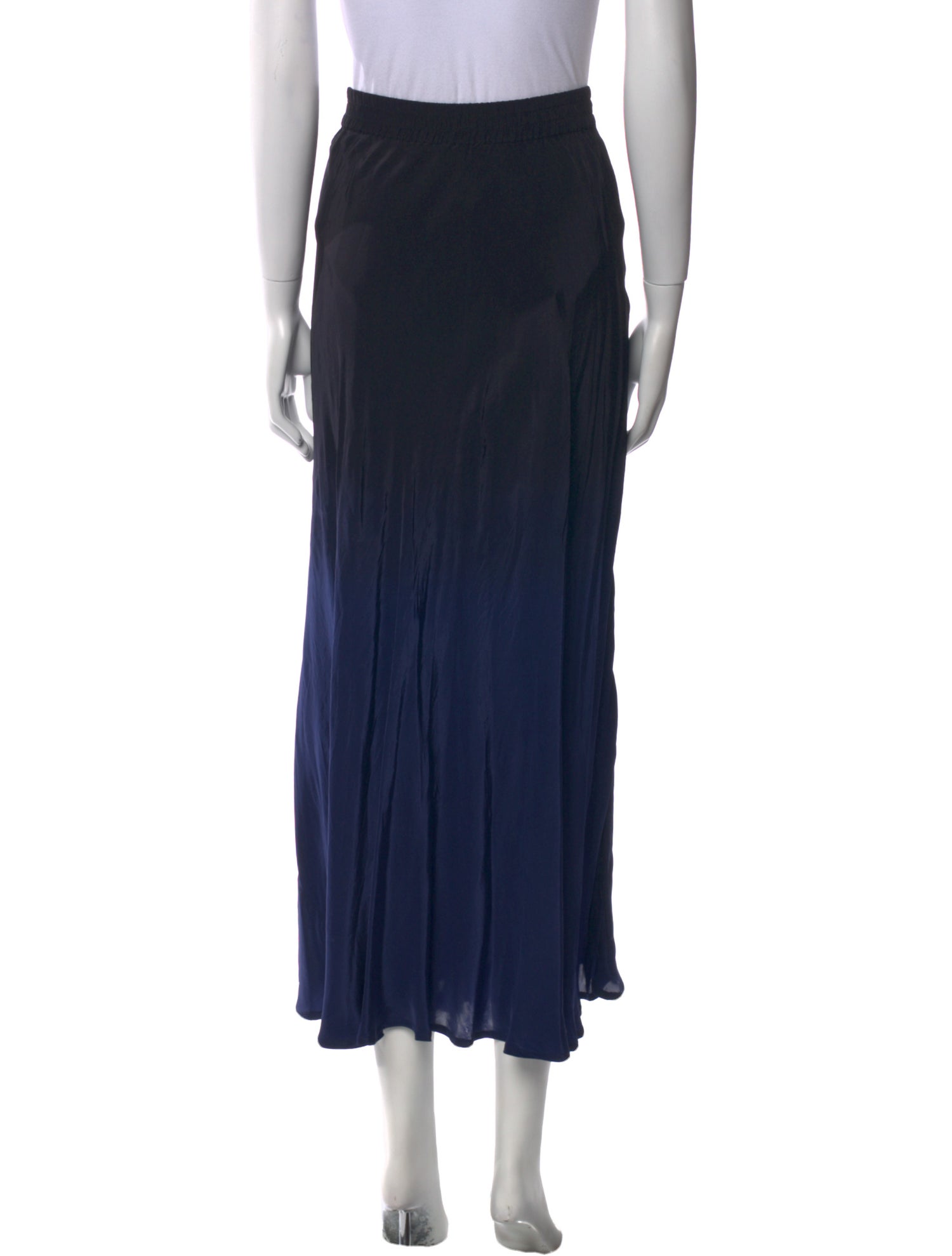 NOUS Silk Midi Length Skirt