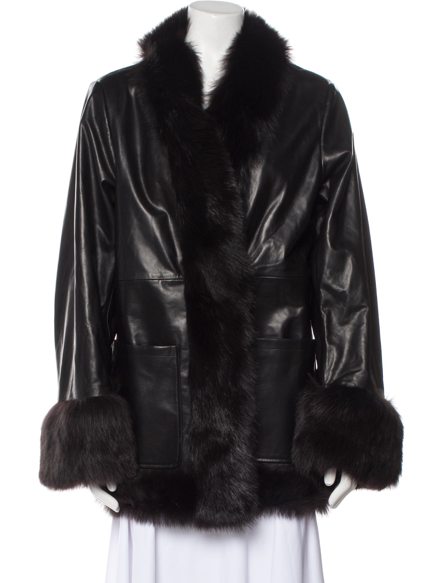 Nour Hammour Lambskin Fur Coat w/ Tags