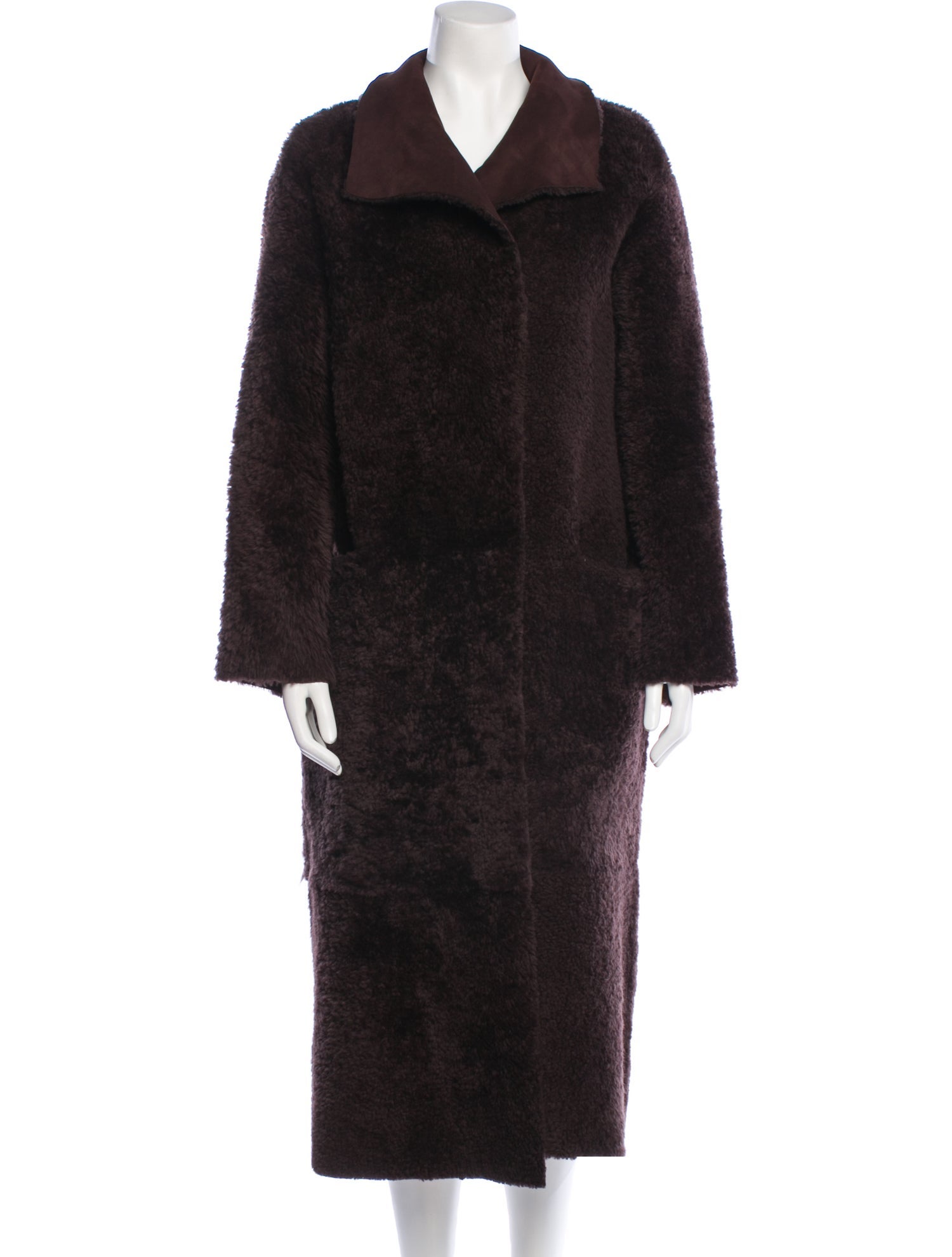 Nour Hammour Lamb Fur Fur Coat