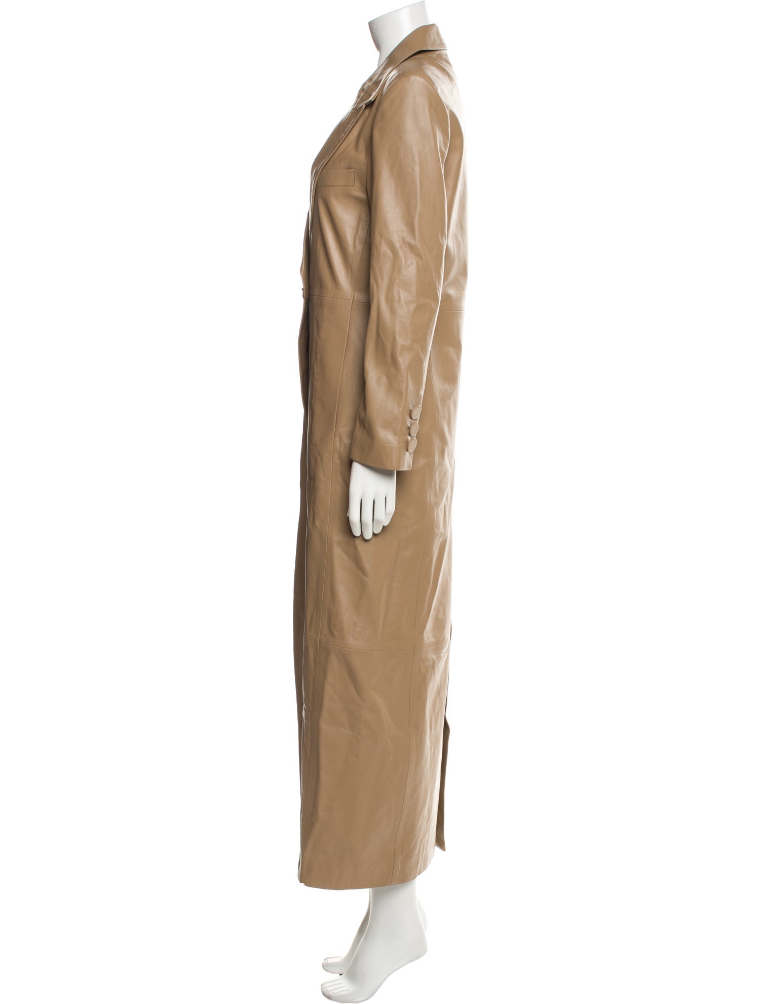 Nour Hammour Lambskin Trench Coat w/ Tags