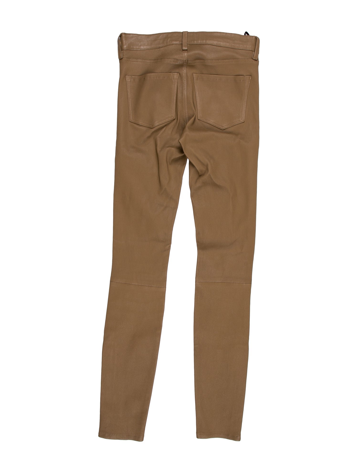 Nour Hammour Leather Skinny Leg Pants