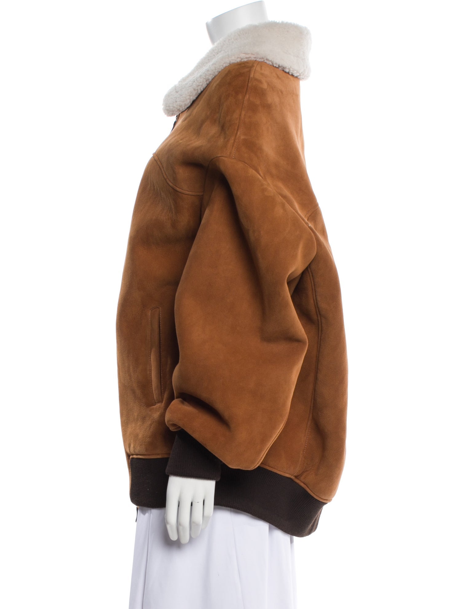 Nour Hammour Shearling Fur Jacket