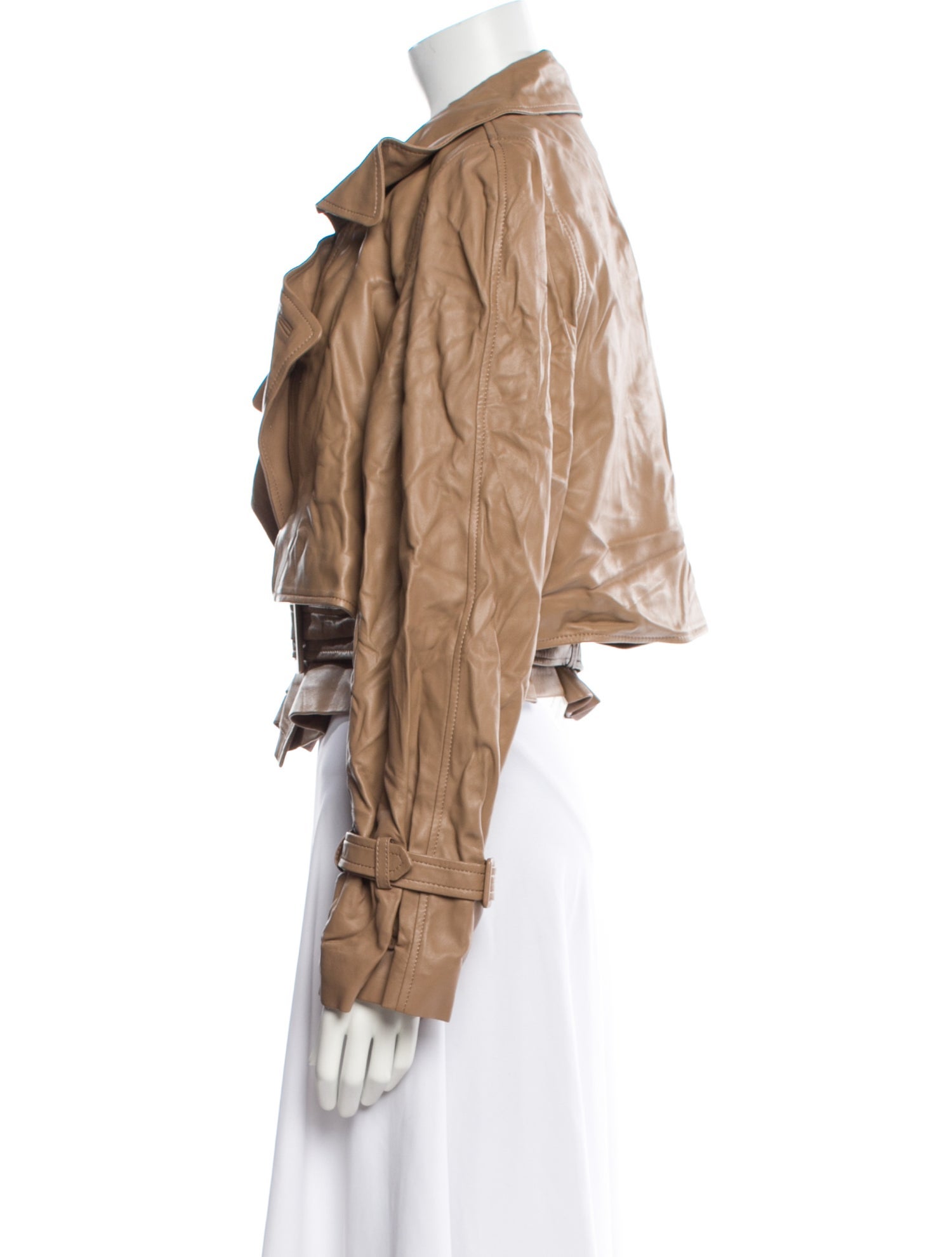 Nour Hammour Lambskin Biker Jacket