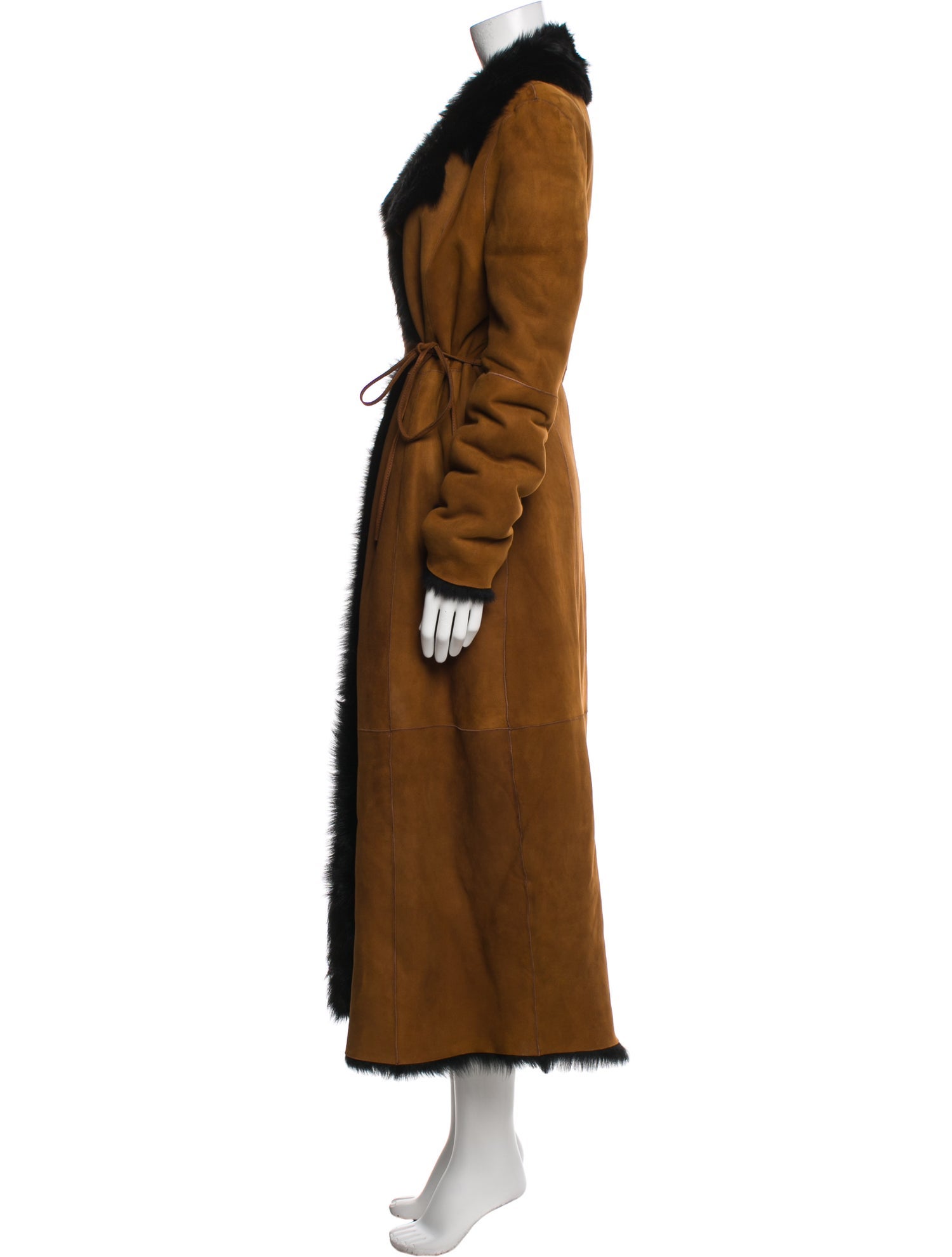 Nour Hammour Lamb Fur Fur Coat